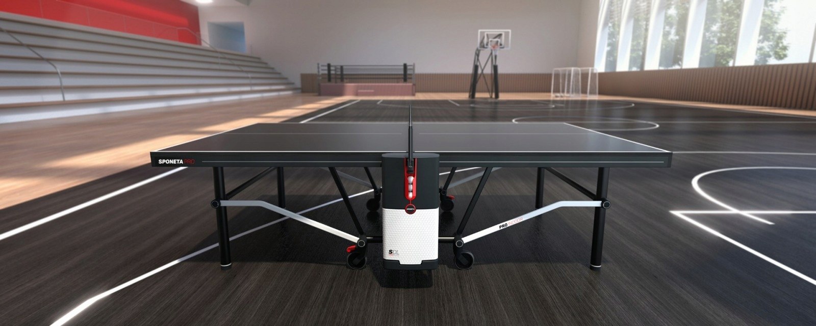 Stół do Tenisa Stołowego SPONETA Design Line - Pro Indoor (szary) - obrazek 2