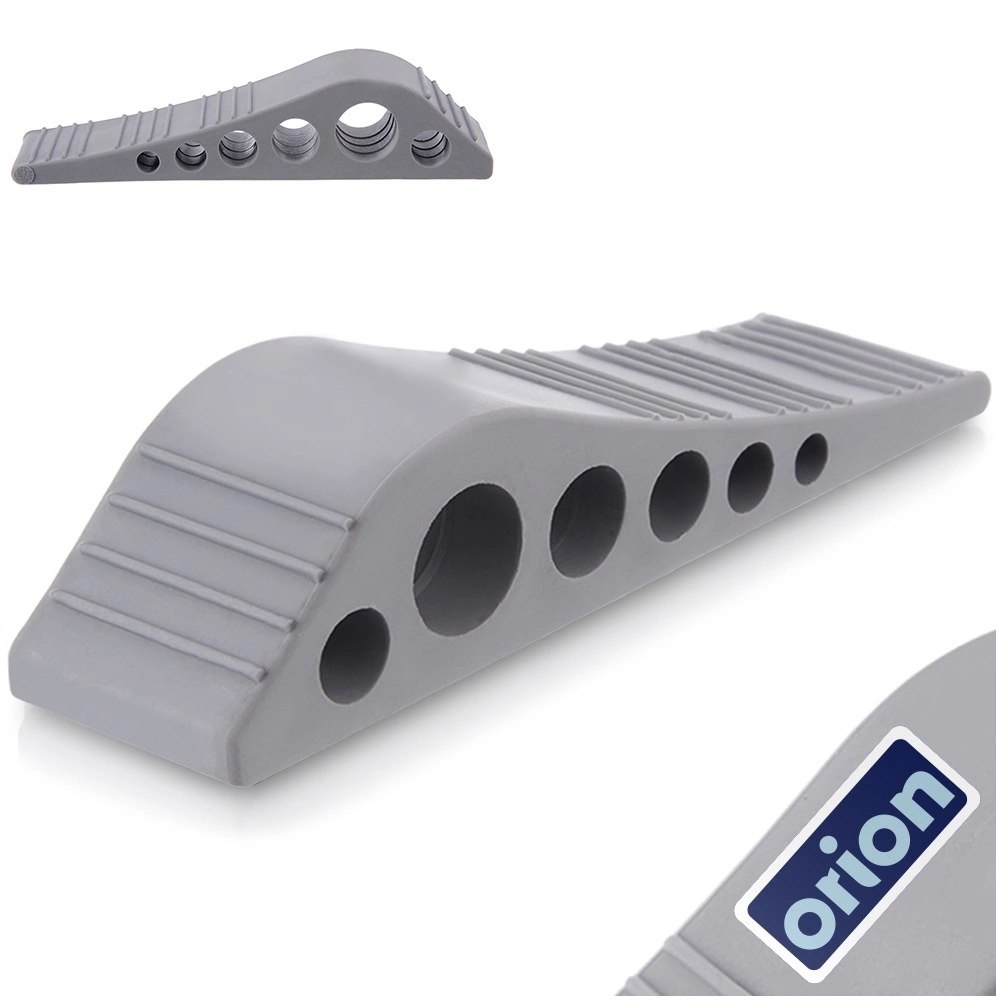 Stoper Klin do Drzwi Szary Gumowy Ogranicznik Podłogowy 12 cm ORION - obrazek 5