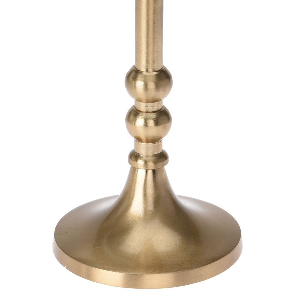 Świecznik Aluminiowy Stojak na Długą Świecę Świeczkę Złoty ORION 17 cm - obrazek 4