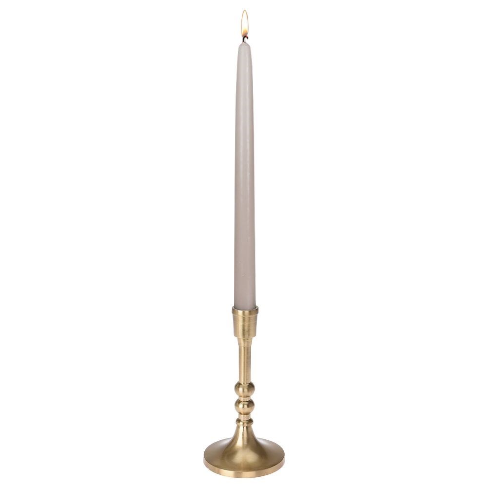 Świecznik Aluminiowy Stojak na Długą Świecę Świeczkę Złoty ORION 17 cm - obrazek 5