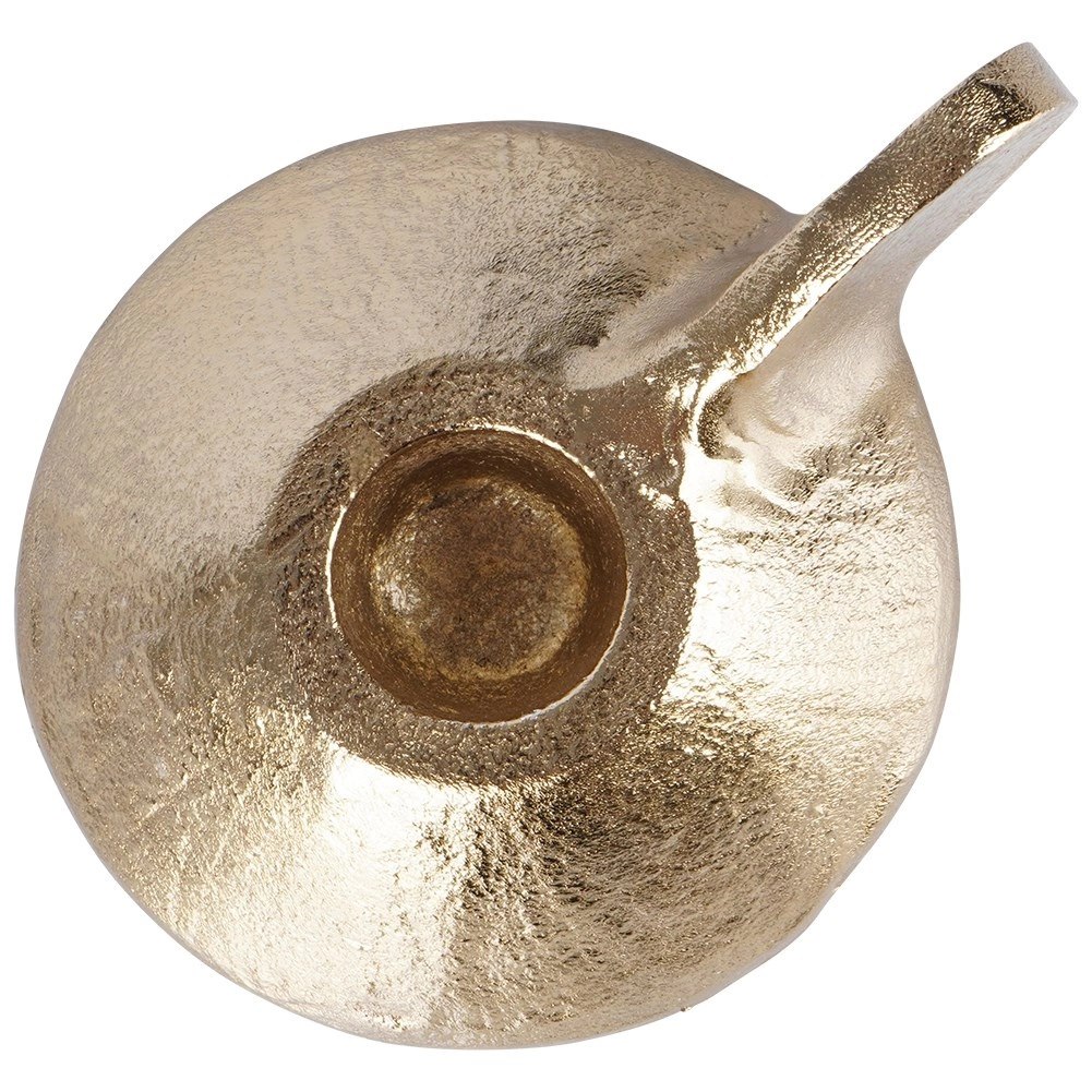 Świecznik na Długą Świecę Aluminium Złoty HOME STYLING COLLECTION LOFT - obrazek 4
