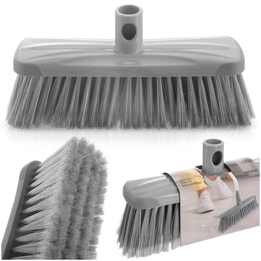 Szczotka do Miotły Długie Włosie CLEAN SYSTEM Końcówka Wymienna 30 cm ORION - obrazek 6