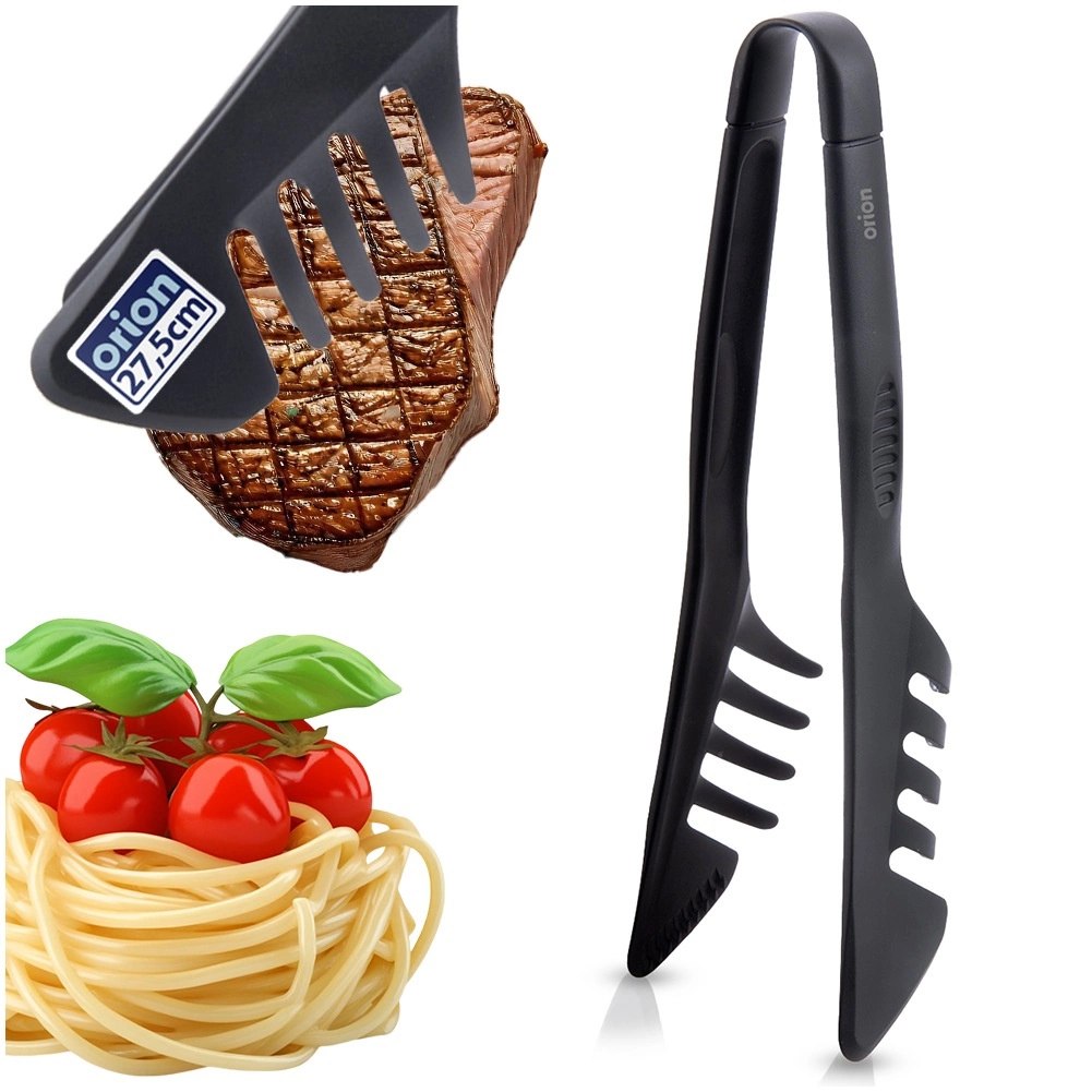 Szczypce Kuchenne 2w1 Łopatka do Grillowania Smażenia Teflonu 27 cm - obrazek 8