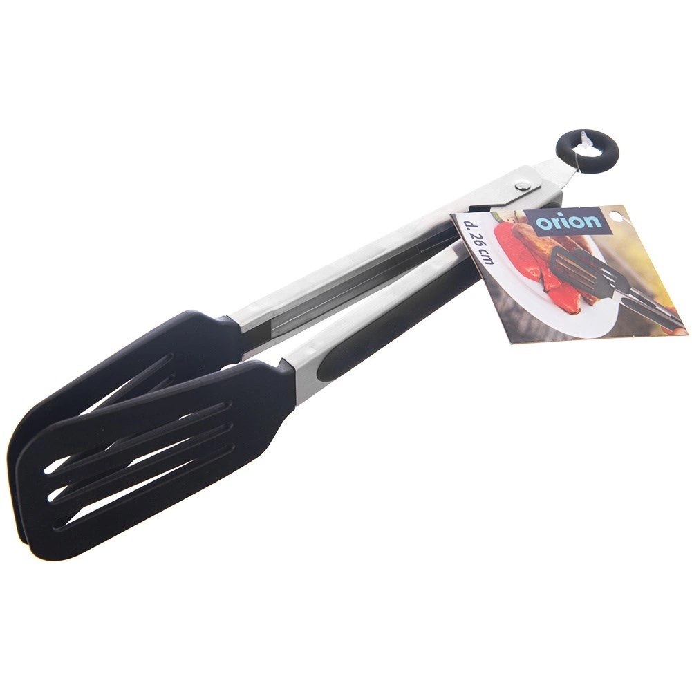 Szczypce Kuchenne z Blokadą Termoplastyczne Czarne 26 cm ORION - obrazek 6