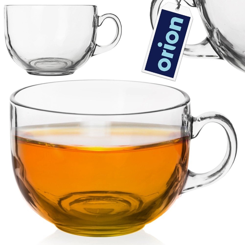 Szklanka XXL do Kawy i Herbaty Duża Pojemność z Uchem 650 ml ORION - obrazek 6