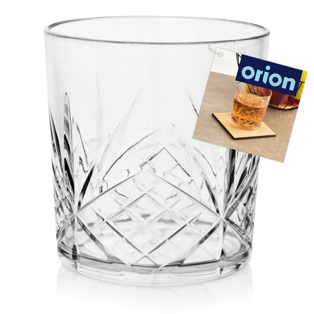 Szklanka Akrylowa CHARISMA Plastikowa Zdobiona Wytrzymała 350 ml ORION - obrazek 4