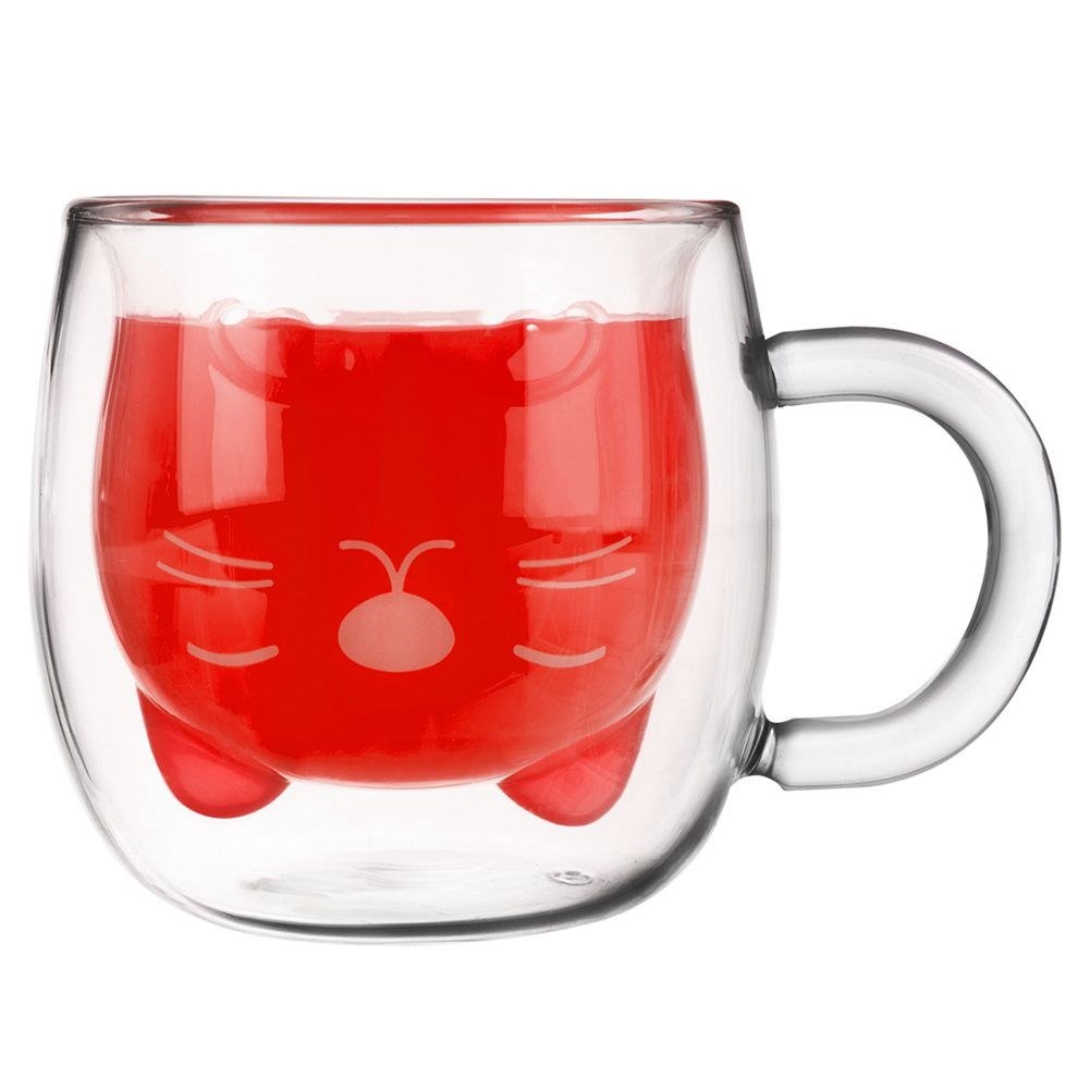 Szklanka Termiczna z Podwójną Ścianką do Kawy Kotek ORION 270 ml - obrazek 4