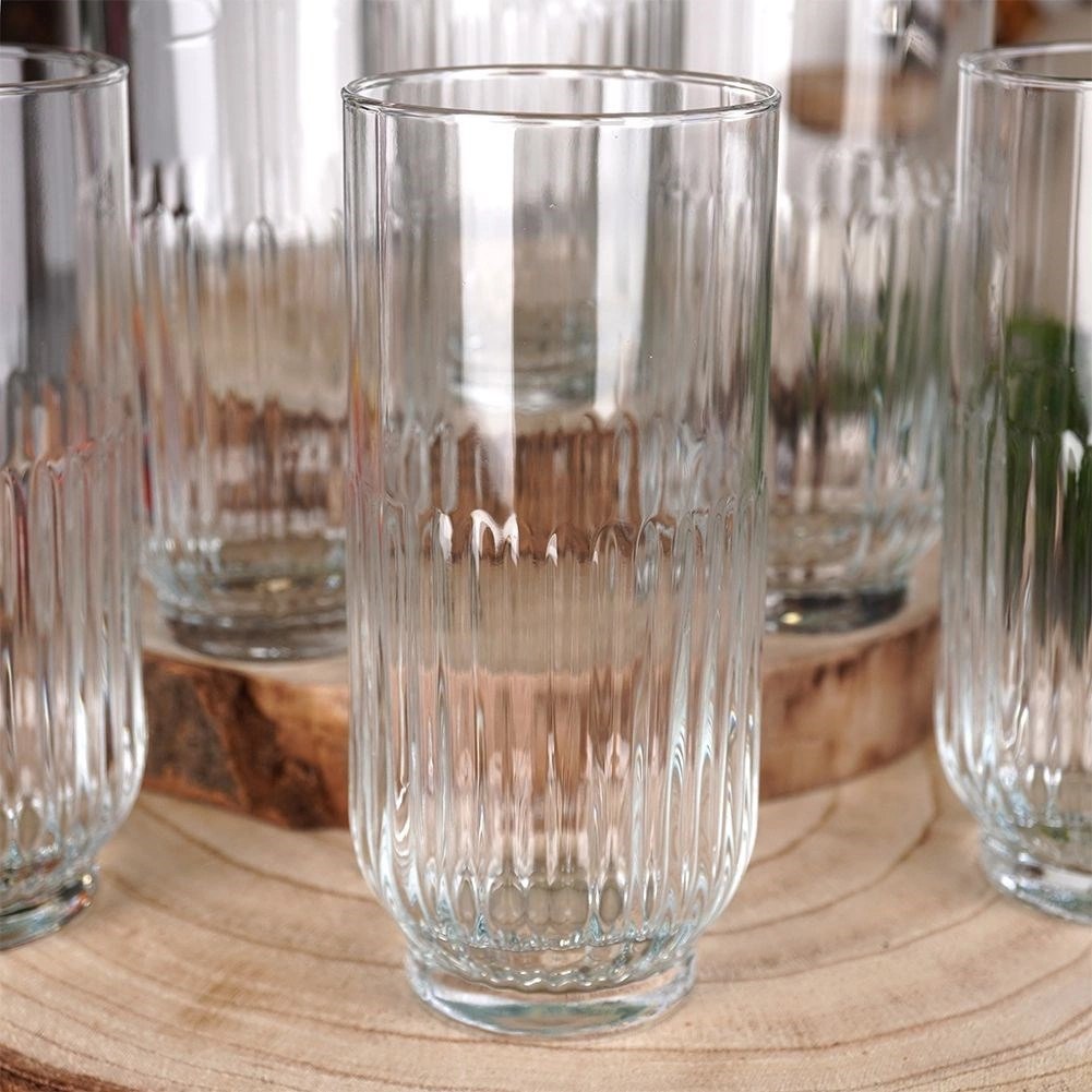 Szklanki do Napojów Soku Wody Wysokie 380 ml Zestaw 6 szt. ORION - obrazek 4