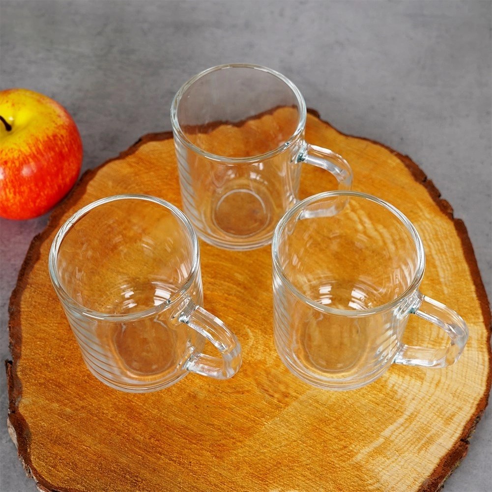 Szklanki do Kawy Herbaty Zestaw 3 szt. 230 ml EXCELLENT z Uchwytem - obrazek 5