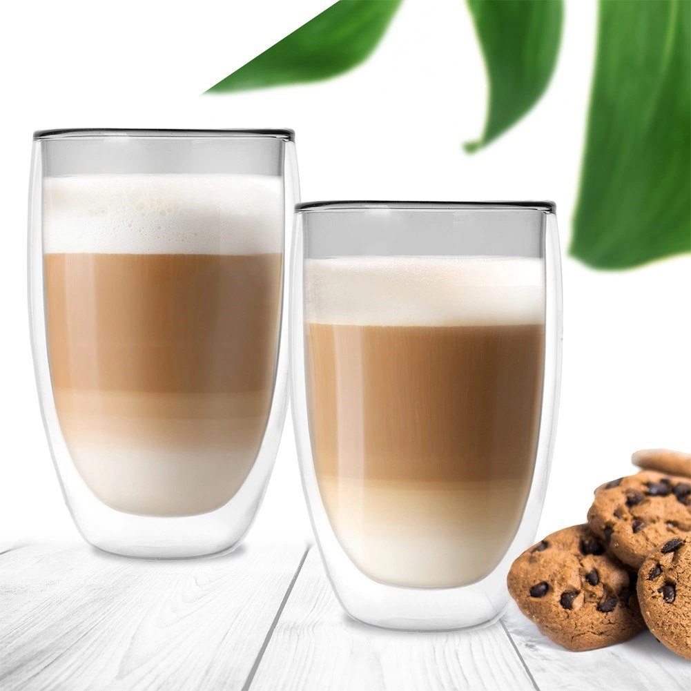 Szklanki Termiczne z Podwójną Ścianką do Kawy Latte ORION 460 ml 2 szt. - obrazek 2