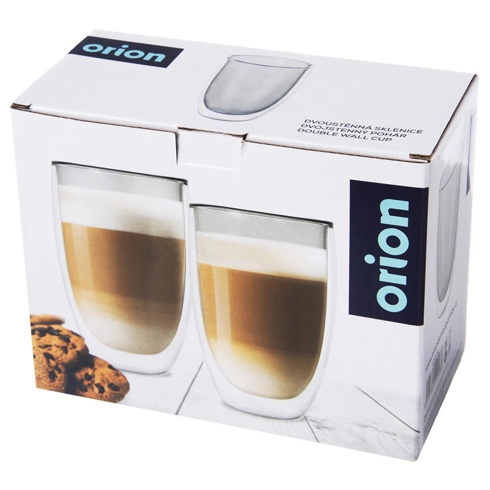 Szklanki Termiczne z Podwójną Ścianką do Kawy Latte ORION 460 ml 2 szt. - obrazek 5