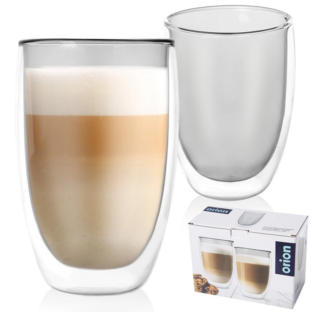 Szklanki Termiczne z Podwójną Ścianką do Kawy Latte ORION 460 ml 2 szt. - obrazek 6