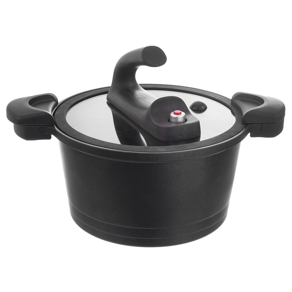 Garnek Ciśnieniowy Szybkowar Granitowy Indukcja Gaz ORION 26 cm 5,5 L