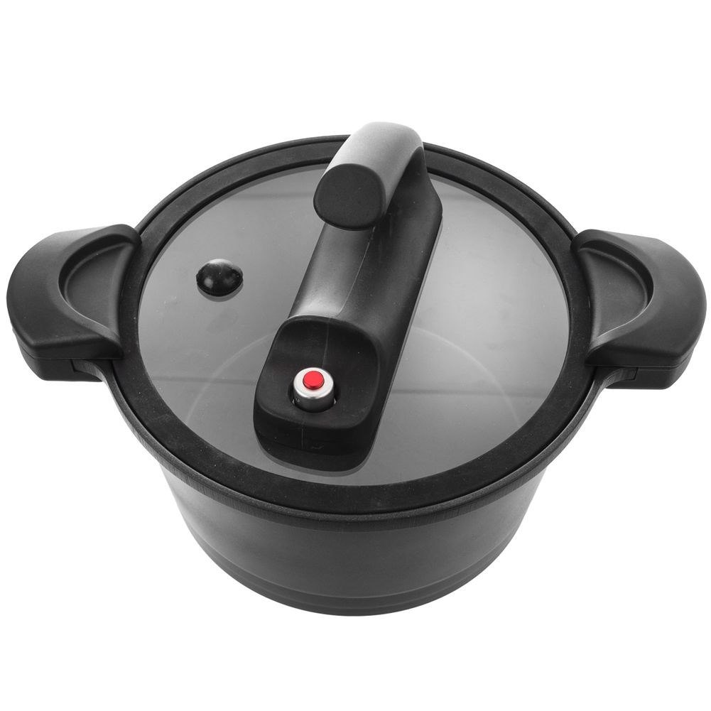 Garnek Ciśnieniowy Szybkowar Granitowy Indukcja Gaz ORION 26 cm 5,5 L - obrazek 3