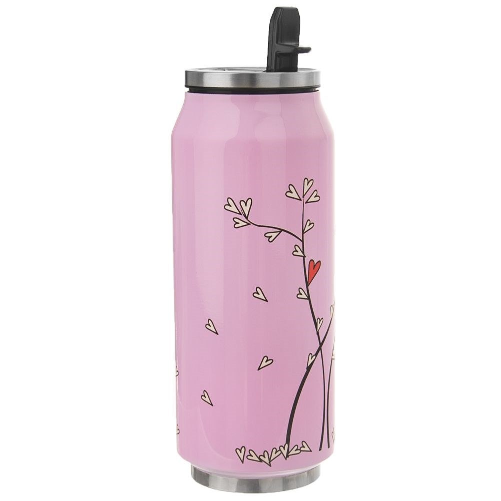 Kubek Termiczny Puszka Różowy Serce ORION 400 ml - obrazek 4
