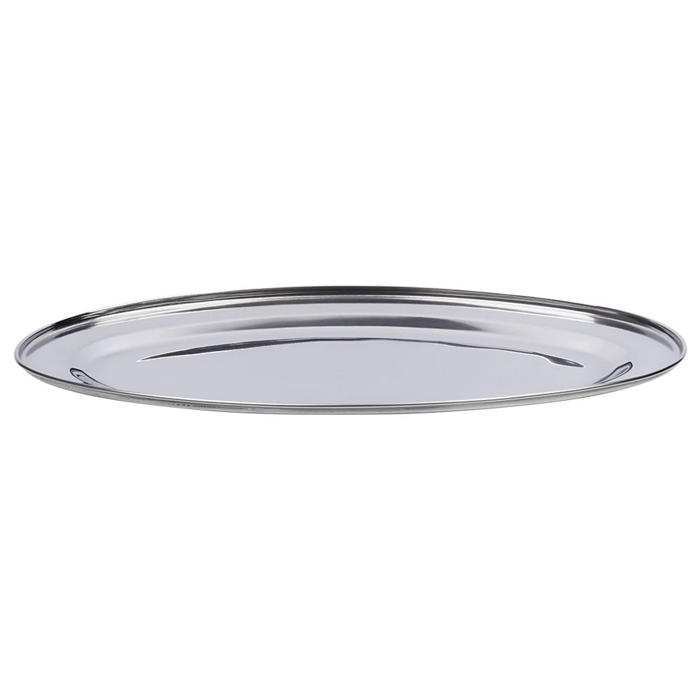 Taca do Serwowania Stalowa Owalna 39 x 26 cm EXCELLENT HOUSEWARE - obrazek 4