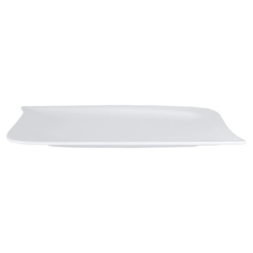 Talerz do Serwowania Podawania Porcelanowy Biały Ozdobny ORION 28x18 cm - obrazek 3