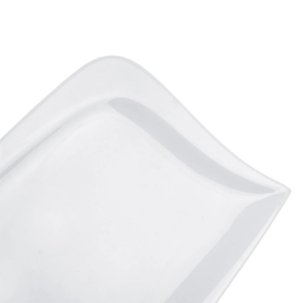 Talerz do Serwowania Podawania Porcelanowy Biały Ozdobny ORION 28x18 cm - obrazek 4