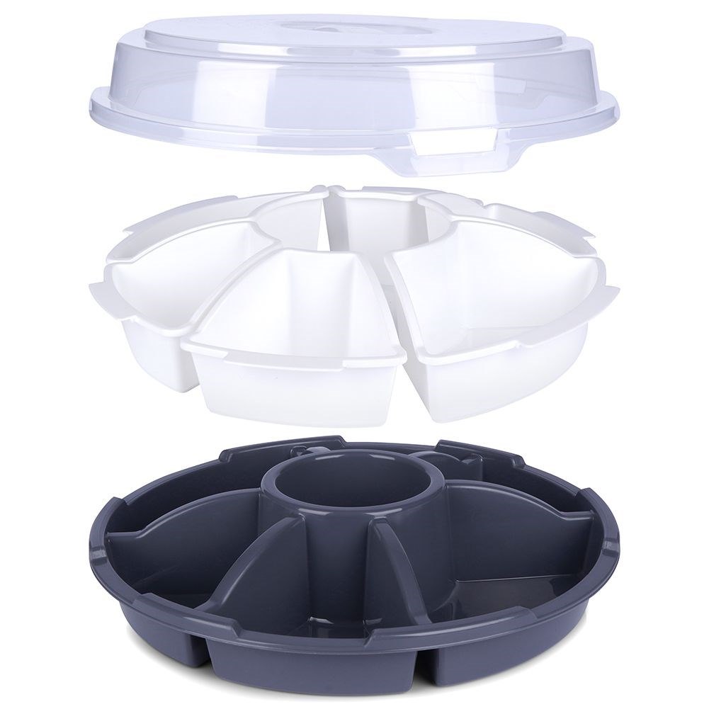 Pojemnik na Przekąski do Serwowania z Pokrywą EXCELLENT HOUSEWARE 33 cm - obrazek 3
