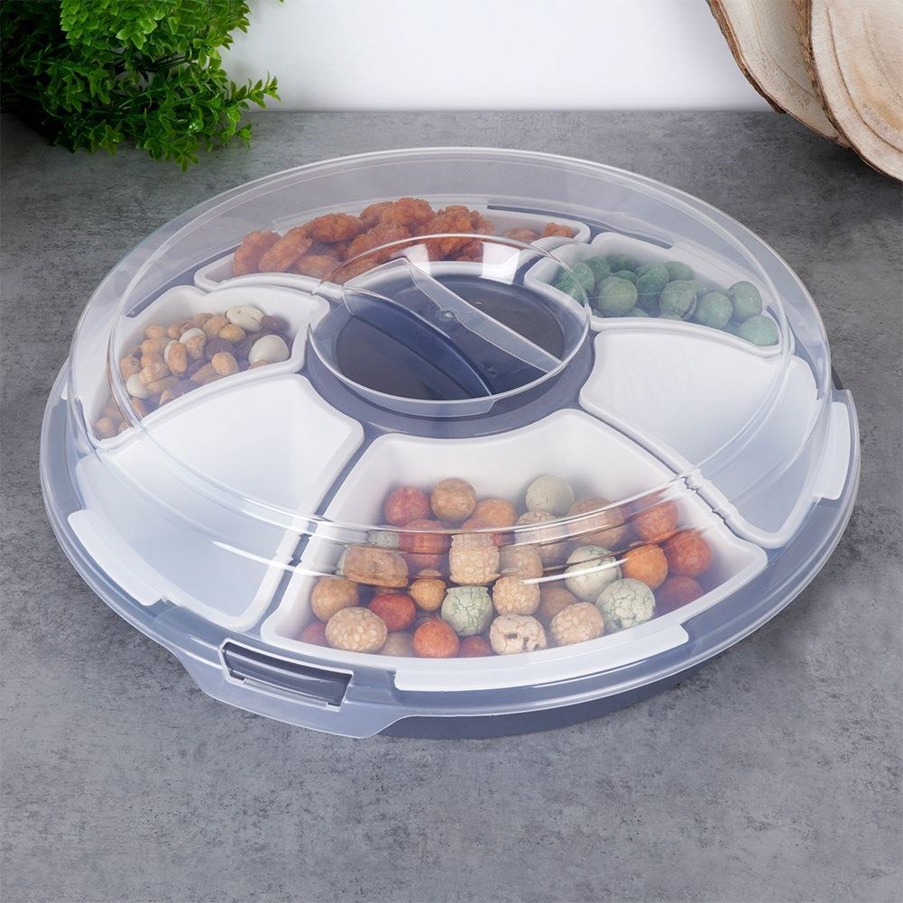 Pojemnik na Przekąski do Serwowania z Pokrywą EXCELLENT HOUSEWARE 33 cm - obrazek 4