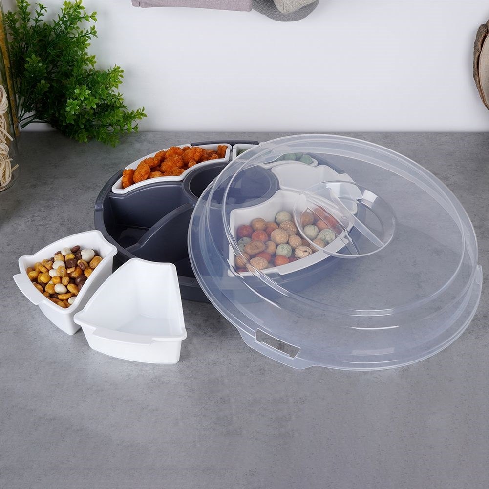 Pojemnik na Przekąski do Serwowania z Pokrywą EXCELLENT HOUSEWARE 33 cm - obrazek 5