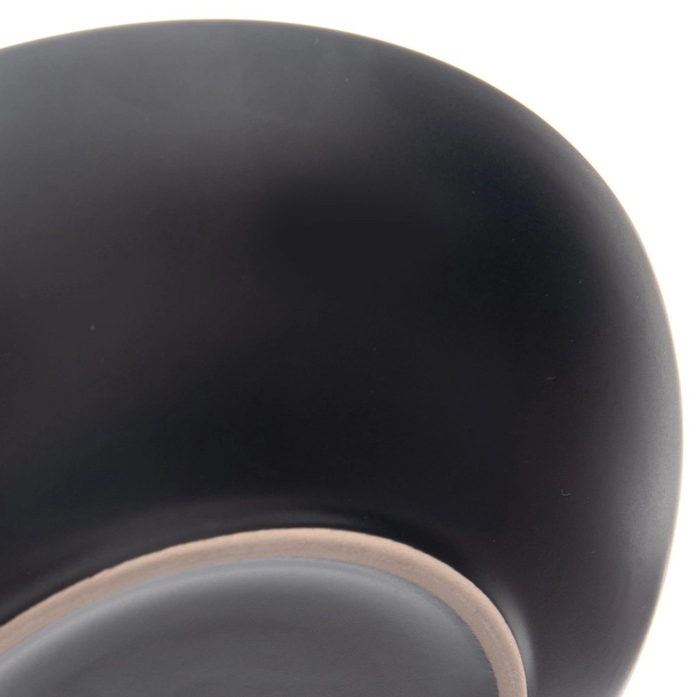 Talerz Obiadowy Głęboki Ceramiczny Czarny Matowy 800 ml ORION - obrazek 4