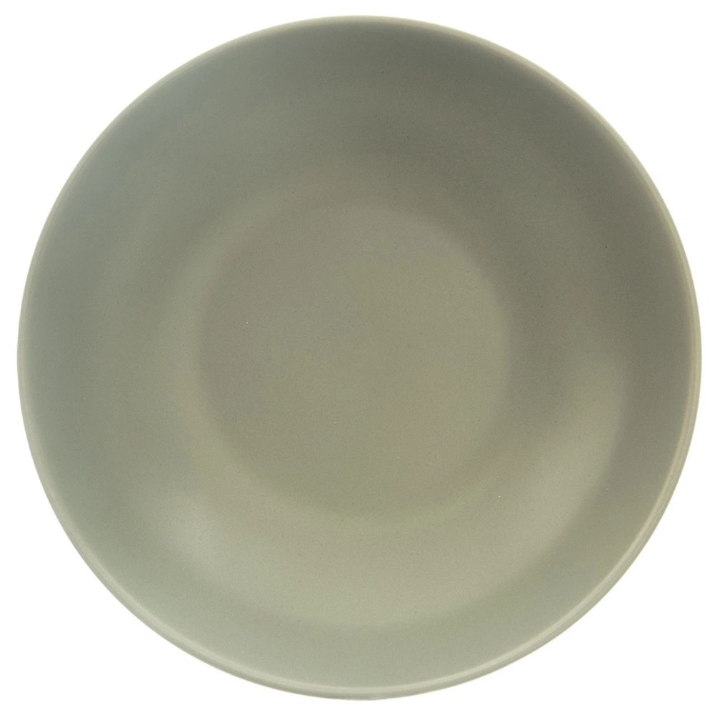 Talerz Obiadowy Głęboki Ceramiczny Zielony Matowy 800 ml ORION