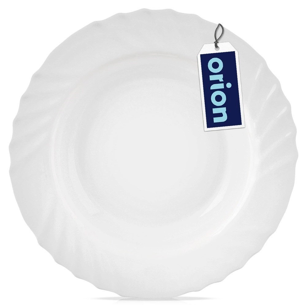 Talerz Obiadowy Głęboki Szkło Białe LUNA 350 ml ORION Opalowe - obrazek 4