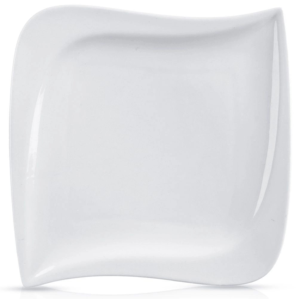 Talerz Obiadowy Płytki Porcelanowy Dekoracyjny Ozdobny ORION 25 x 25 cm