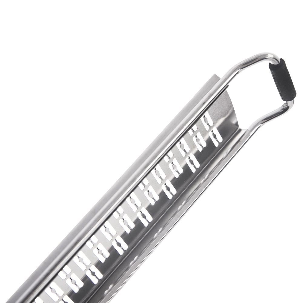 Tarka Kuchenna Płaska Stalowa Dwukierunkowa ORION 38 cm Ostra - obrazek 4