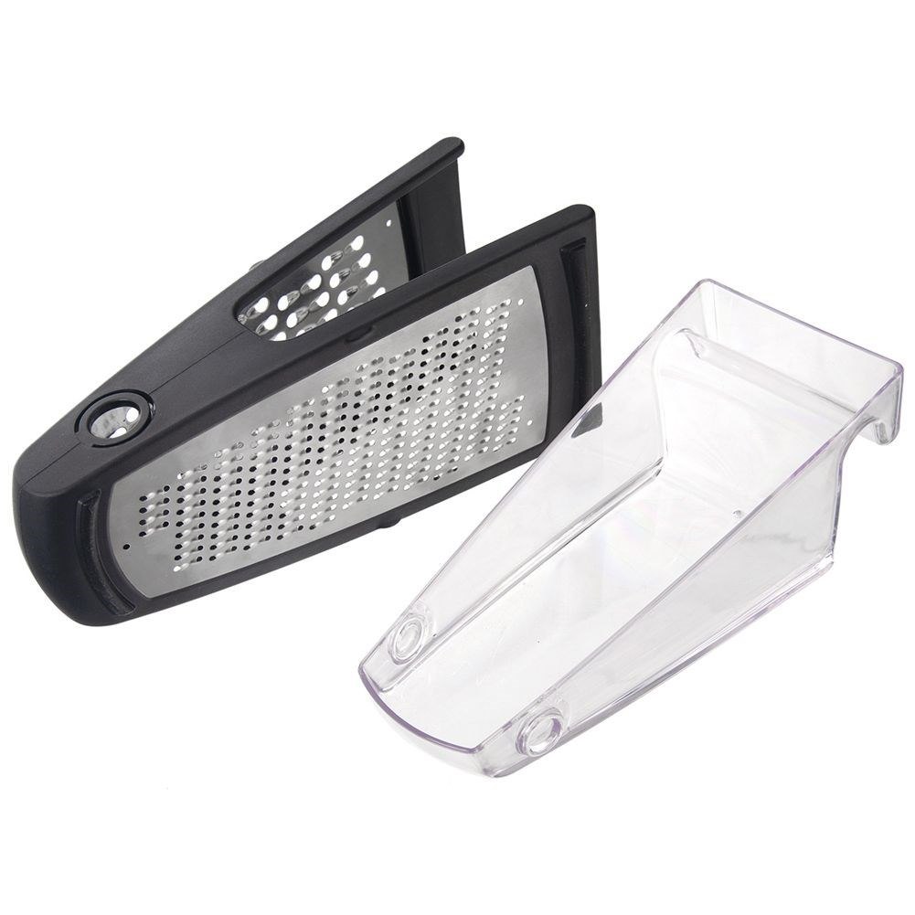 Tarka do Warzyw Sera z Pojemnikiem Ręczna Kuchenna Stalowa ORION 24 cm - obrazek 5