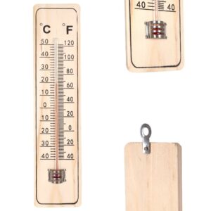 Termometr Ścienny Uniwersalny PROGARDEN 22 cm MDF Wewnątrz Zewnątrz