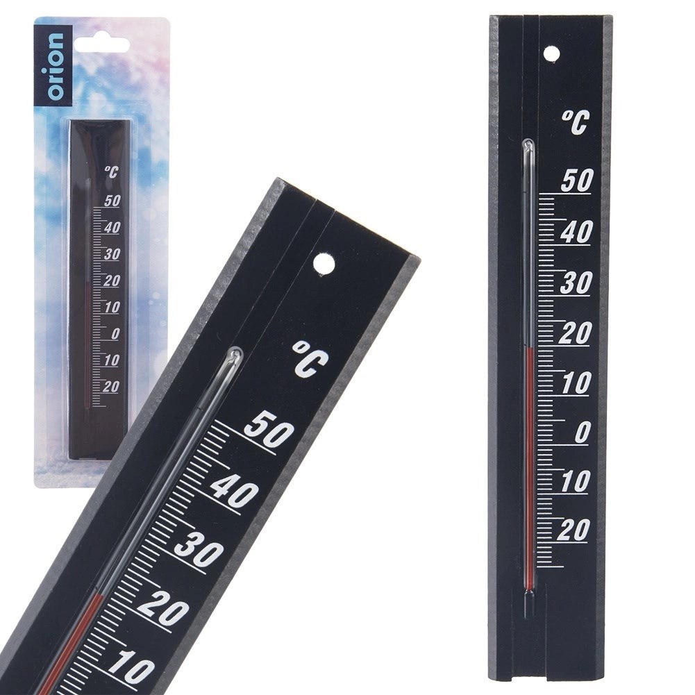 Termometr Uniwersalny Drewniany Czarny ORION 20 cm Zewnętrzny - obrazek 6