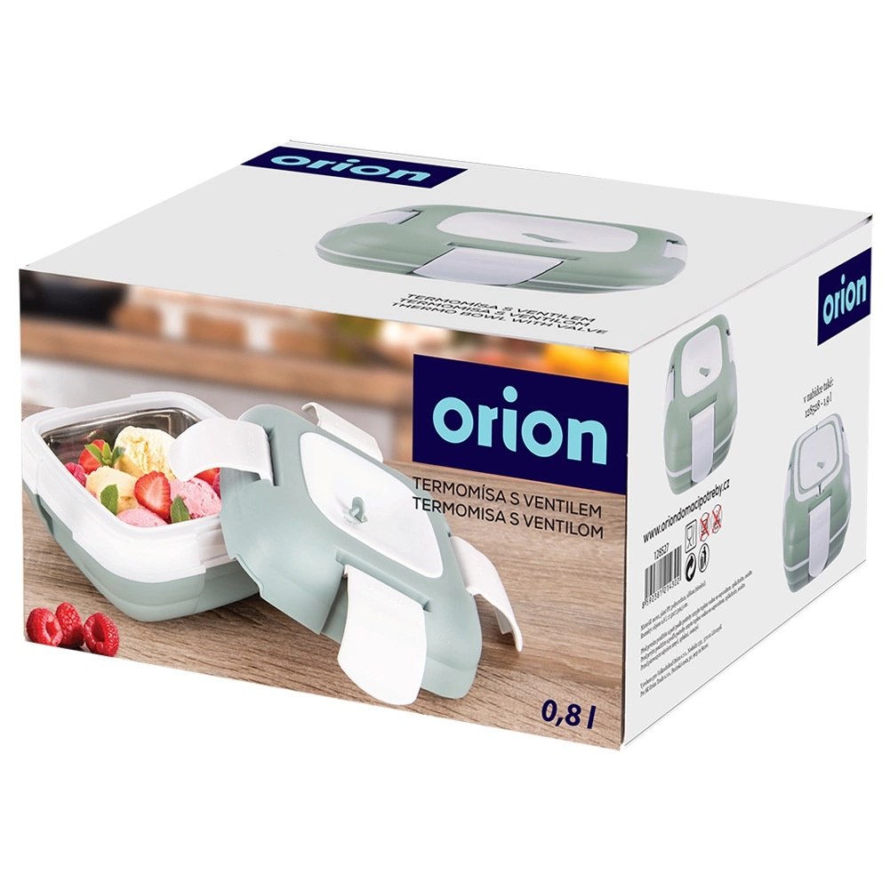 Termos Obiadowy TERMO Szczelny 800 ml ORION Zielony Mały Idealny na Porcję Zupy - obrazek 7