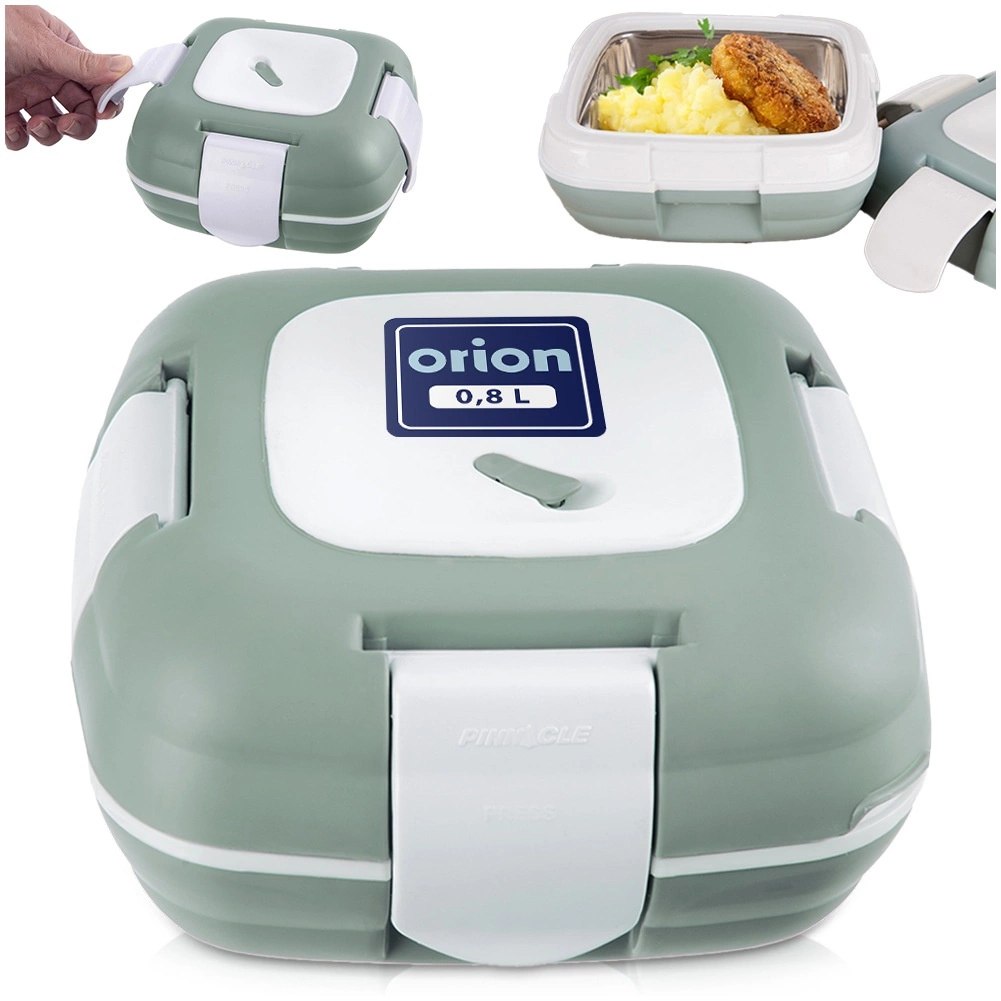 Termos Obiadowy TERMO Szczelny 800 ml ORION Zielony Mały Idealny na Porcję Zupy - obrazek 8