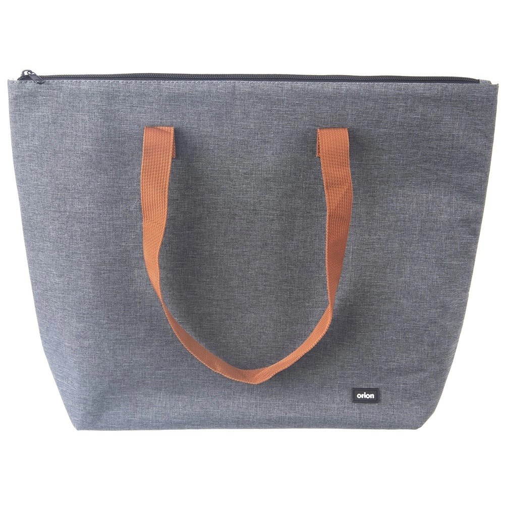 Torba Termiczna Shopper Szara Solidna Wytrzymała ORION 44 x 11 x 35 cm - obrazek 2