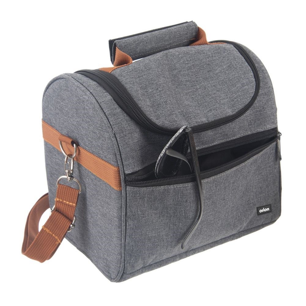 Torba Termiczna Plażowa na Lunch Jedzenie Śniadaniowa Szara ORION 5,5 L - obrazek 3