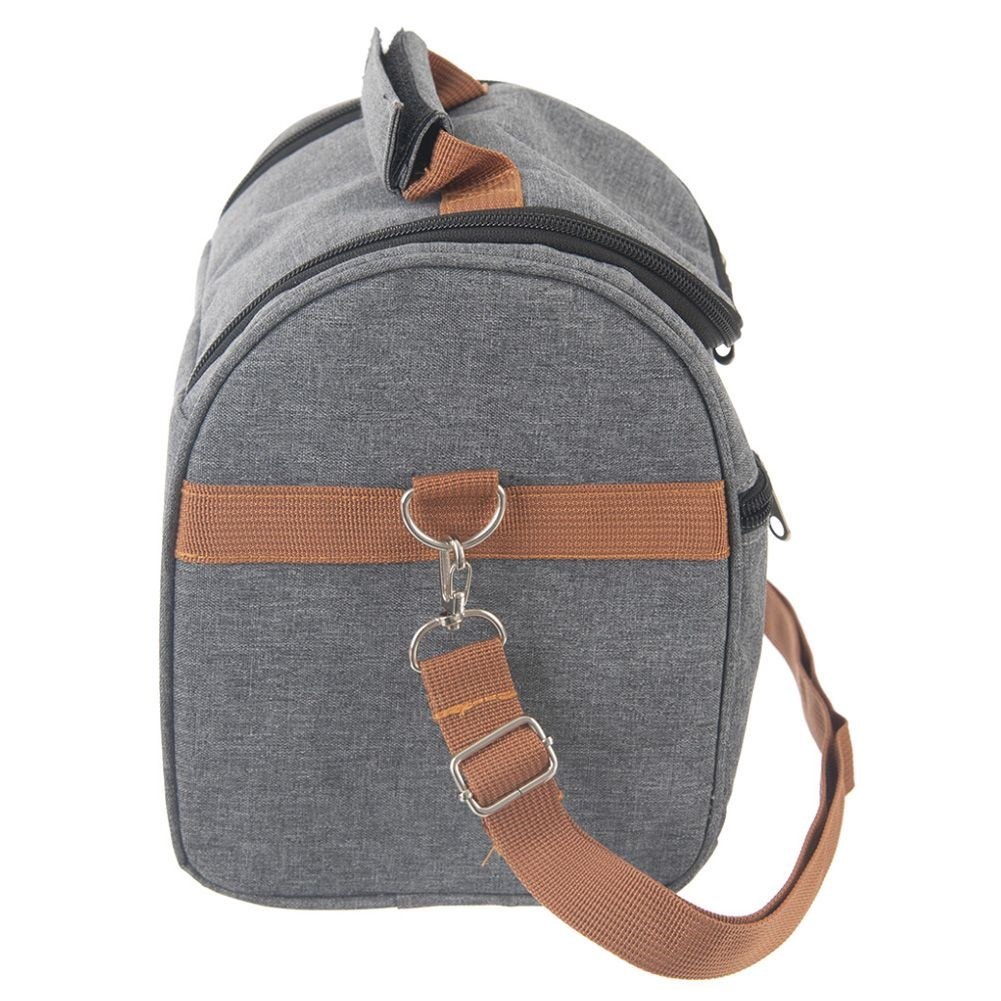 Torba Termiczna Plażowa na Lunch Jedzenie Śniadaniowa Szara ORION 5,5 L - obrazek 4
