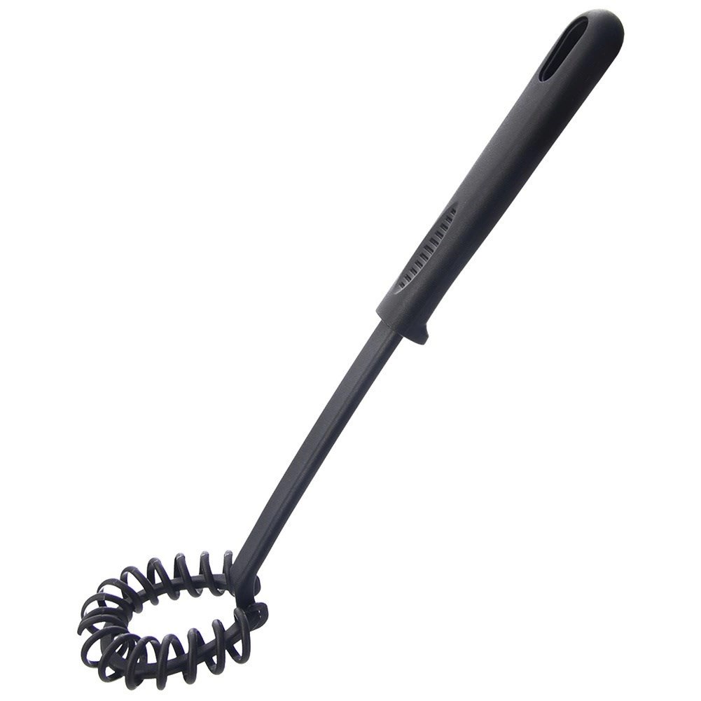 Trzepaczka Spiralna Kuchenna BLACKLINE ORION 28 cm Czarna Wygodny Uchwyt