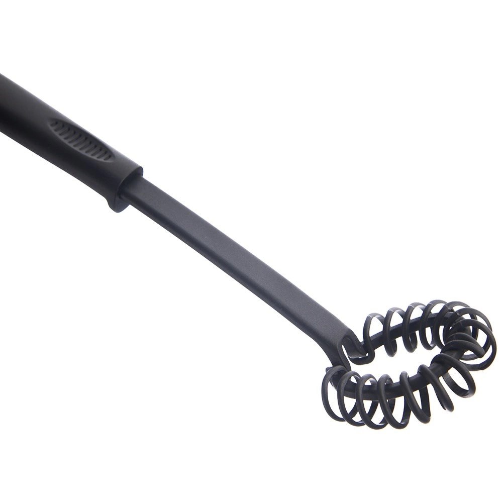Trzepaczka Spiralna Kuchenna BLACKLINE ORION 28 cm Czarna Wygodny Uchwyt - obrazek 4