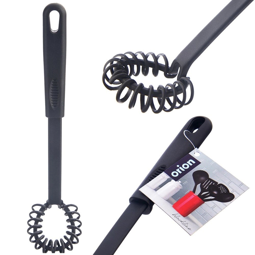 Trzepaczka Spiralna Kuchenna BLACKLINE ORION 28 cm Czarna Wygodny Uchwyt - obrazek 6