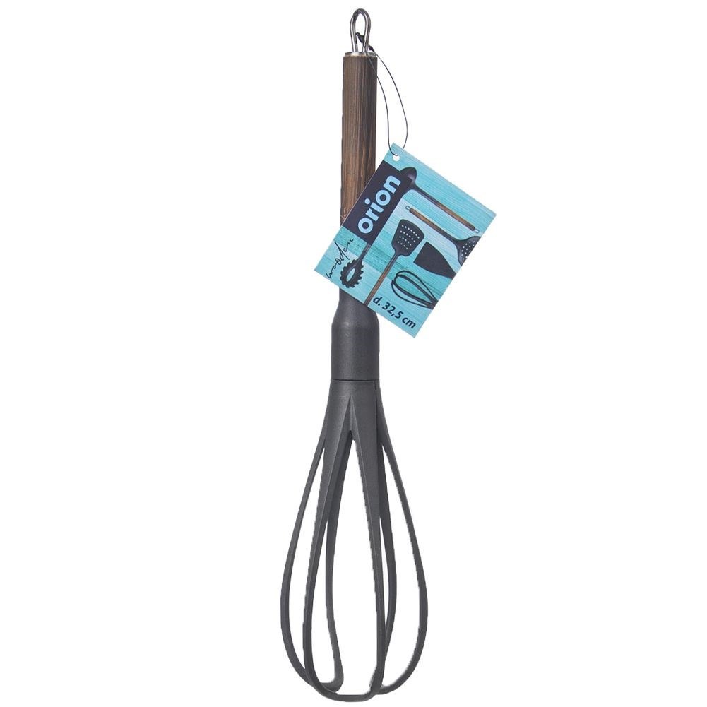 Trzepaczka Termoplastyczna WOODEN ORION 32,5 cm Bezpieczna do Teflonu - obrazek 3