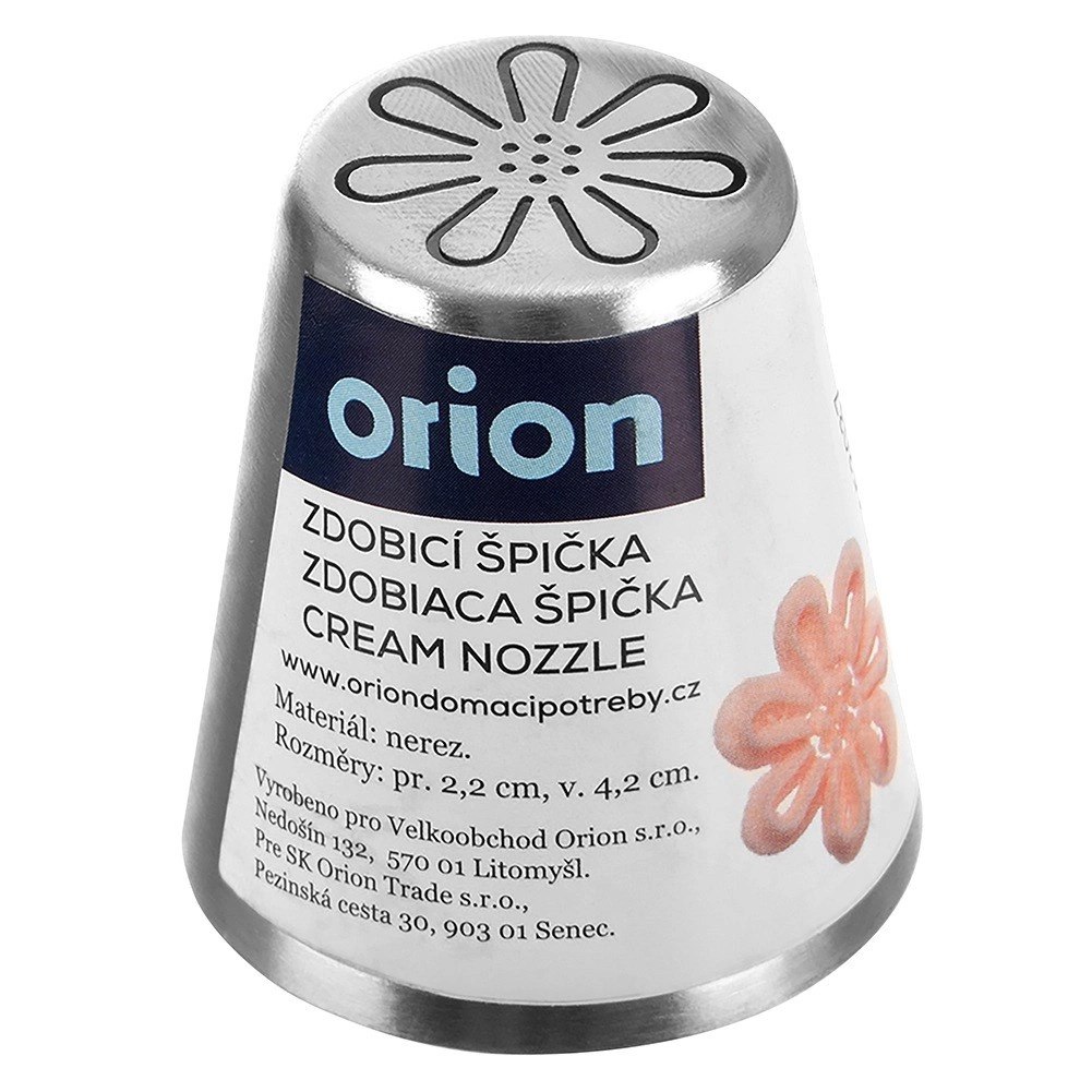 Tylka Cukiernicza Stalowa Kwiatek ORION Dekoracyjna do Tworzenia Wzorów - obrazek 5