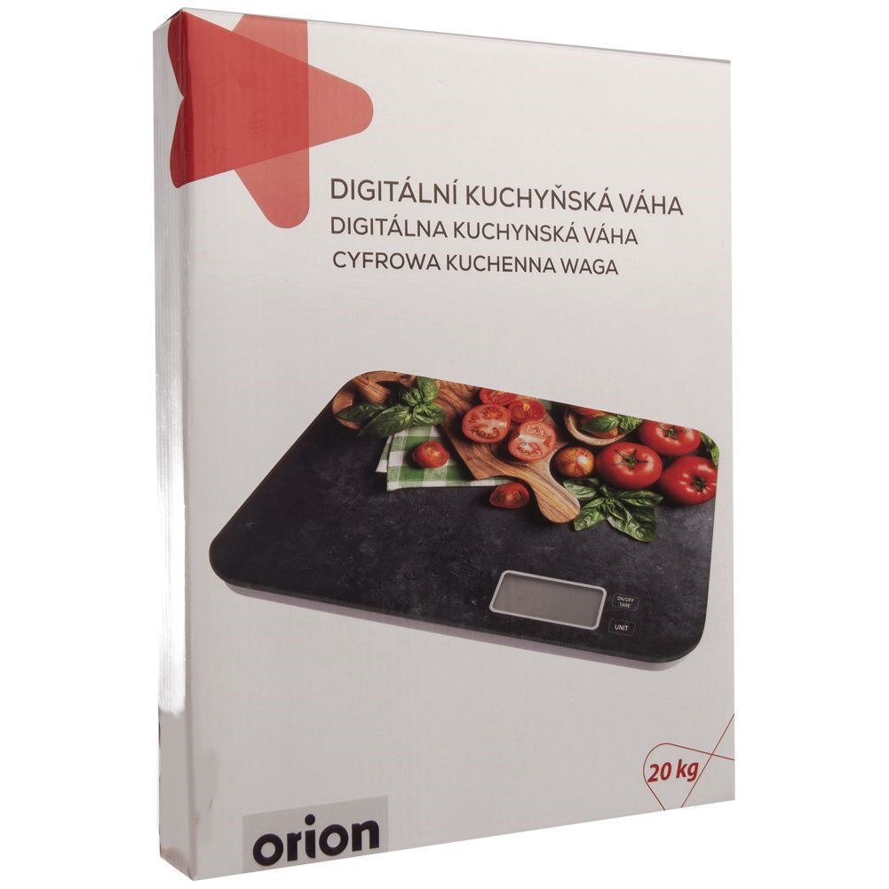 Waga kuchenna szklana elektroniczna płaska 20 kg - obrazek 3