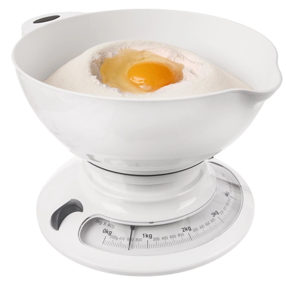 Waga Kuchenna Mechaniczna ze Zdejmowaną Misą Podziałką Solidna ORION 5 kg
