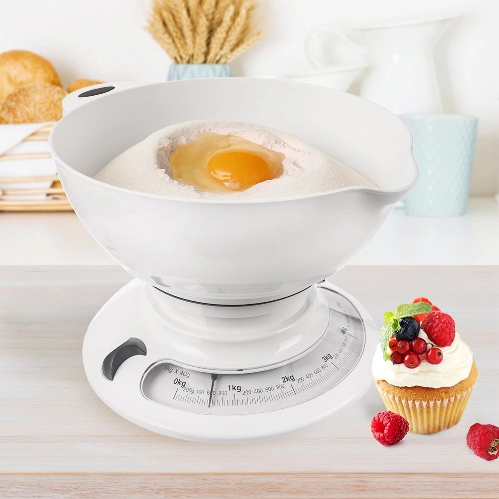 Waga Kuchenna Mechaniczna ze Zdejmowaną Misą Podziałką Solidna ORION 5 kg - obrazek 2