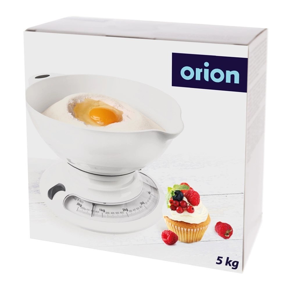 Waga Kuchenna Mechaniczna ze Zdejmowaną Misą Podziałką Solidna ORION 5 kg - obrazek 7