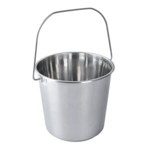 Wiadro do Żywności Stal Nierdzewna 8 L ORION Uniwersalne 25 x 22 cm