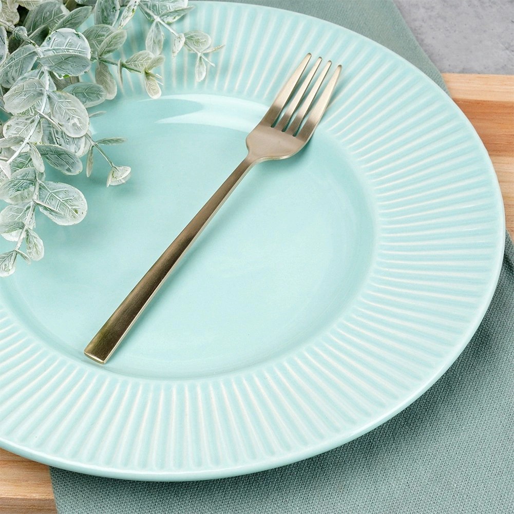 Widelczyki Deserowe Stal Złote 15 cm EXCELLENT HOUSEWARE Zestaw 4 szt. - obrazek 5