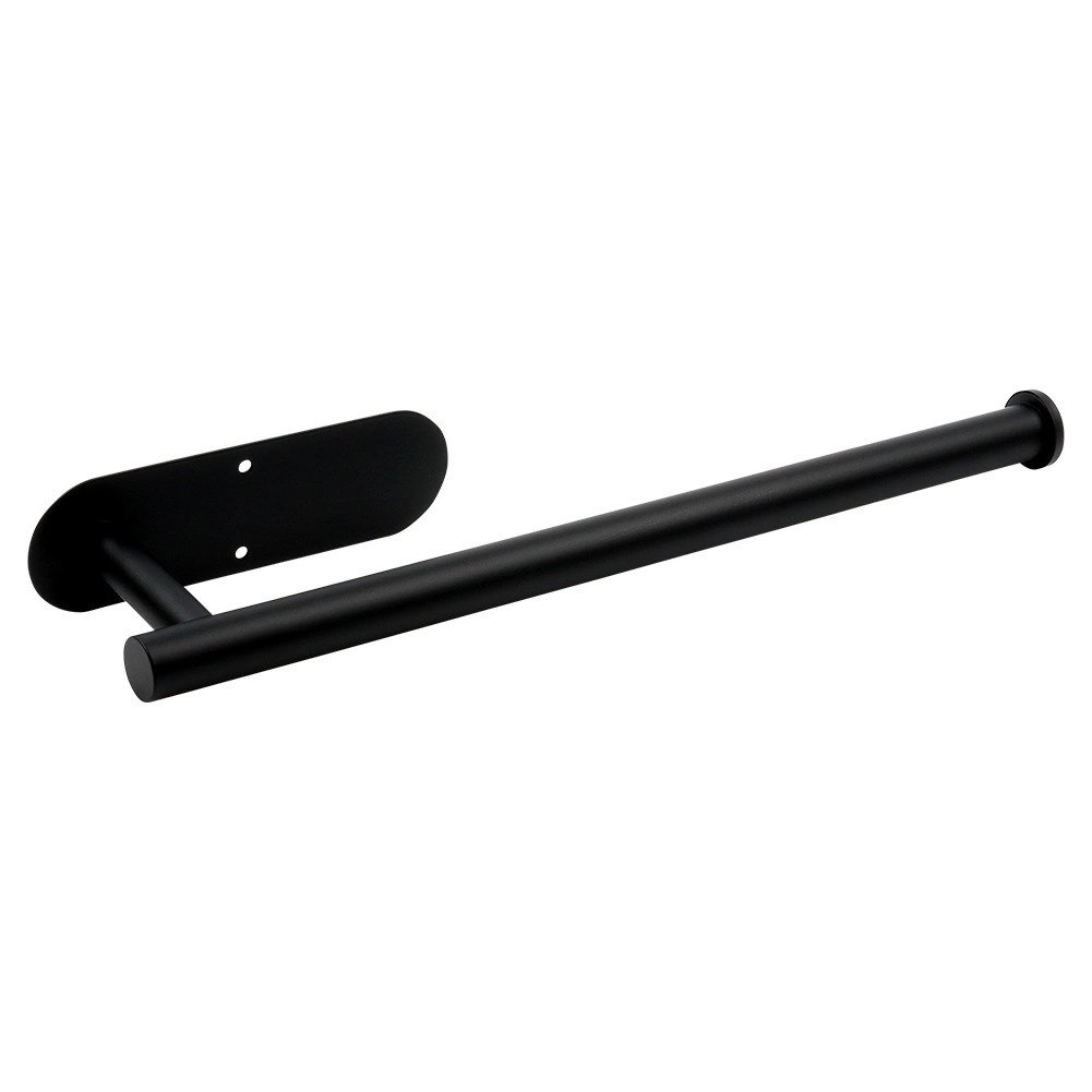 Wieszak na Ręcznik Papierowy VILDE Czarny Stal Nierdzewna 33,5 cm - obrazek 3